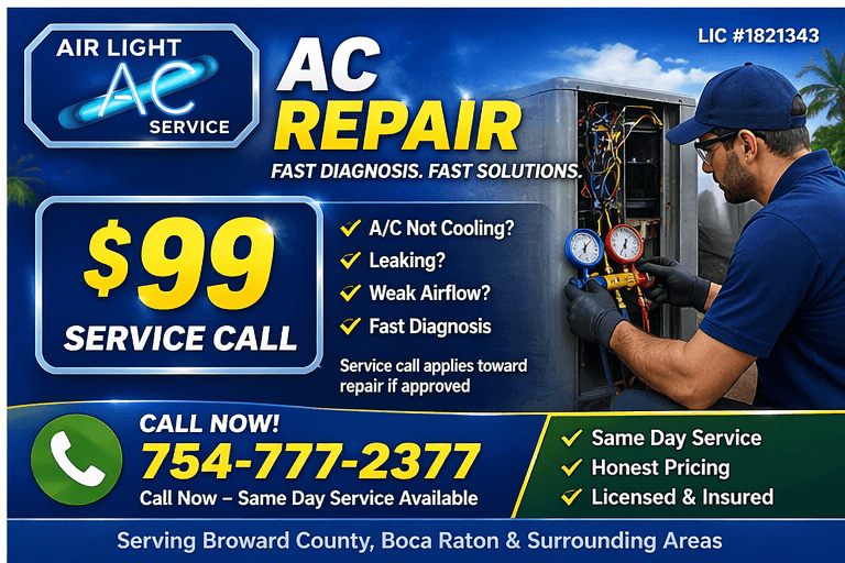 $99 AC Repair Service Call